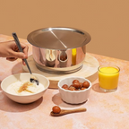 Vinod Stainless Steel 304 Grade Tope/Patila/Topiya with Lid | Grocsy
