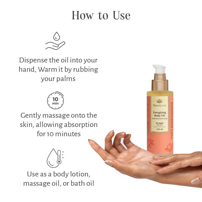 Shankara by Sri Sri Tattva Energizing Body Oil | Grocsy