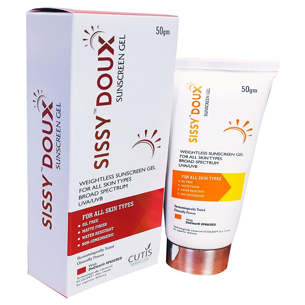 Rotex Cutis Sissy Doux Sunscreen Gel SPF 50 PA++++ | Grocsy