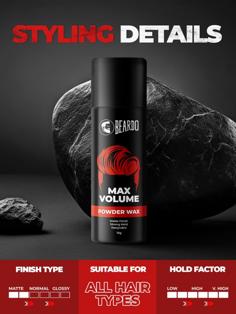 Beardo Max Volume Powder Wax | Grocsy