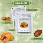 The Natural Wash Papaya Face Sheet Mask | Grocsy
