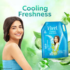 Vivel Cooling Body Wash Mint & Cucumber Moisturizing Shower Gel Supersaver XL Refill Pouch | Grocsy