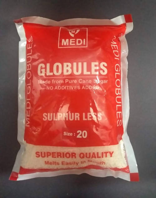 Medi Homeopathy Globules/ Blank Pellets (Size 20) | Grocsy