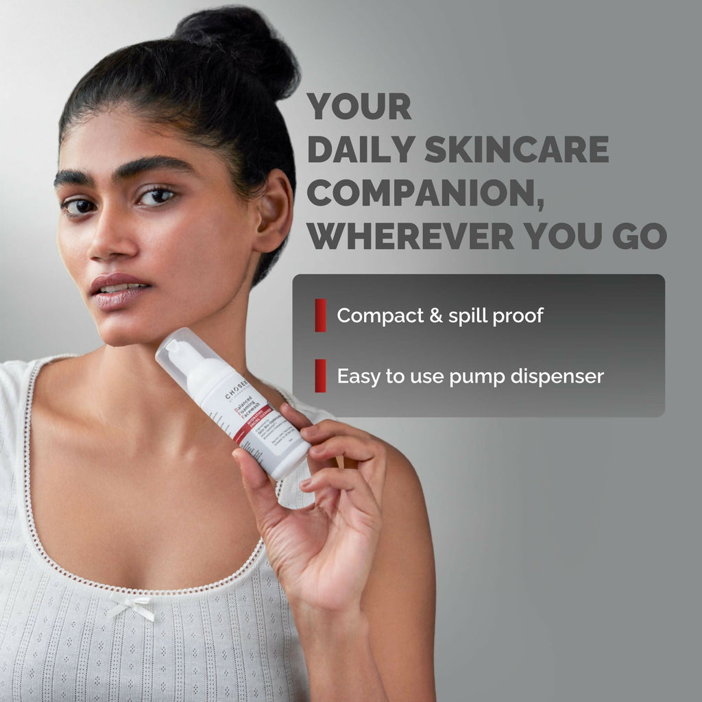 Chosen Balanced Foaming Facewash Daily Face Cleanser With Optimsm | Grocsy