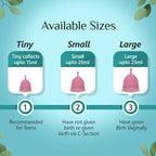 Floren Reusable Menstrual Cup with Intimate Oil for Women | Grocsy