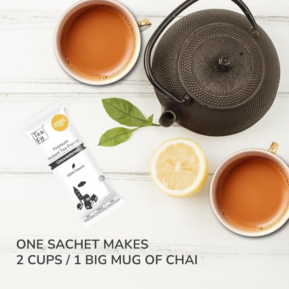 TeaFit Premium NO SUGAR Instant Saffron Tea Premix | Grocsy