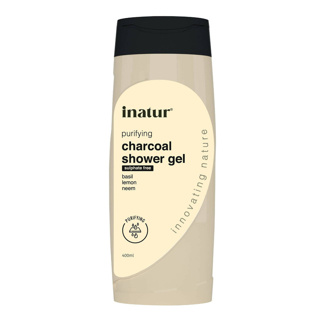 Inatur Charcoal Shower Gel | Grocsy
