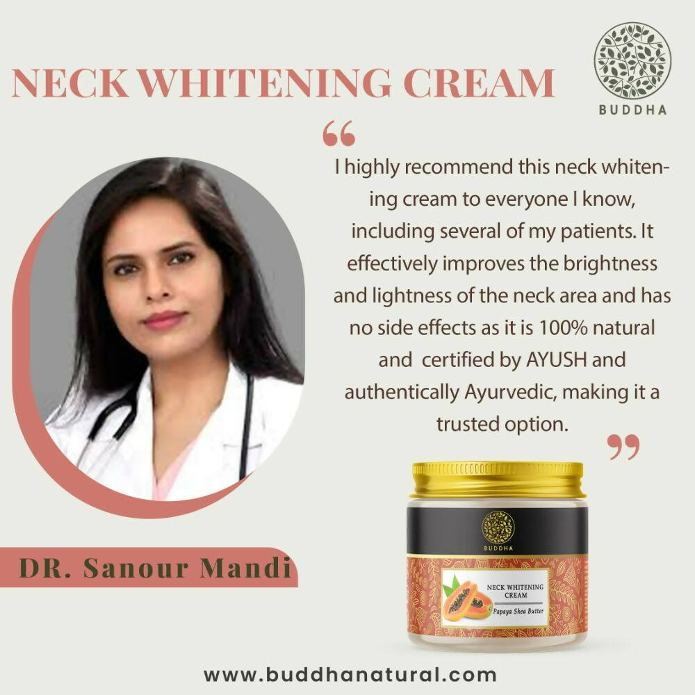 Buddha Natural Neck Whitening Cream | Grocsy
