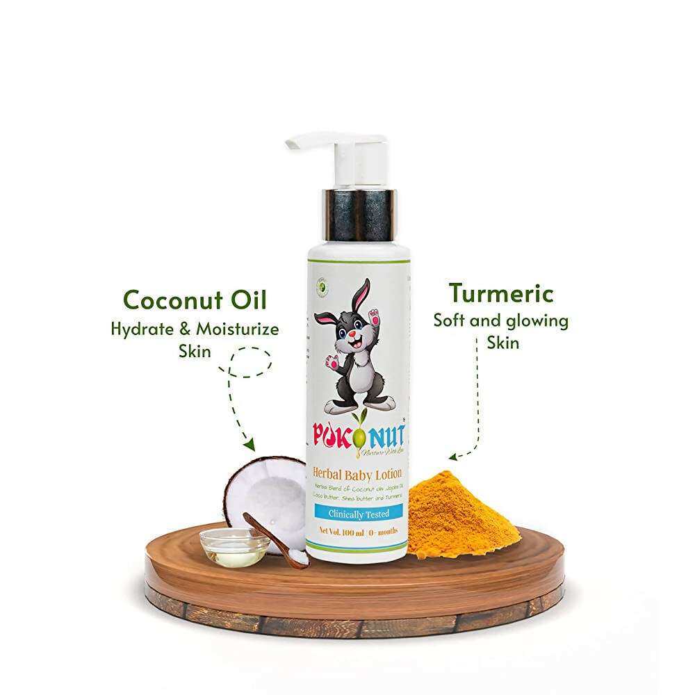 Pokonut Herbal Nourishing Baby Face And Body Lotion | Grocsy