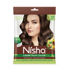 Nisha Creme Hair Color for Women - Dark Brown | Grocsy