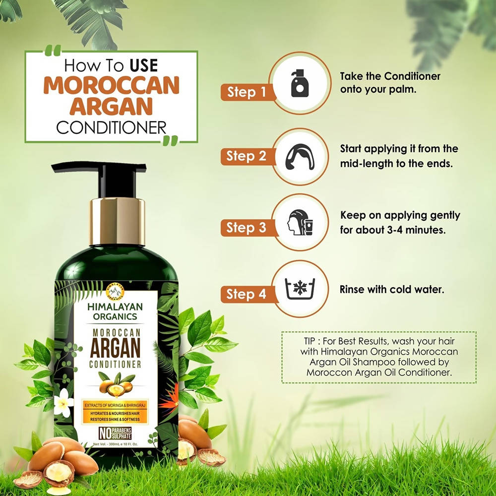 Himalayan Organics Moroccan Argan Conditioner | Grocsy