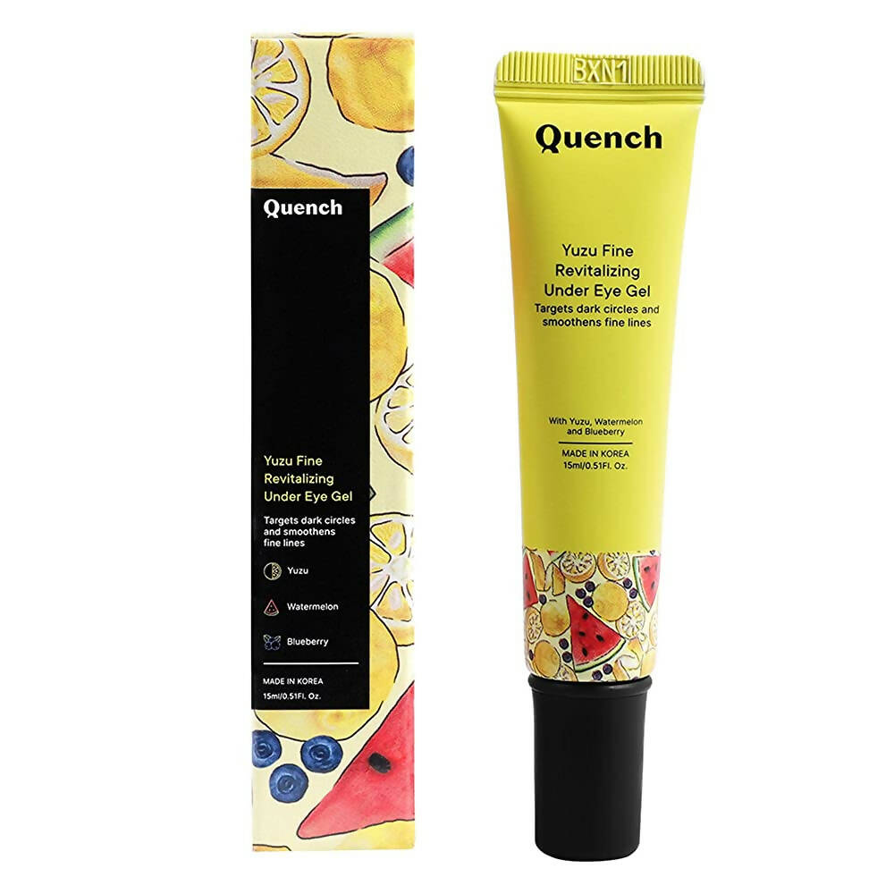 Quench Botanics Yuzu Fine Revitalizing Under Eye Gel - Korean Skincare | Grocsy