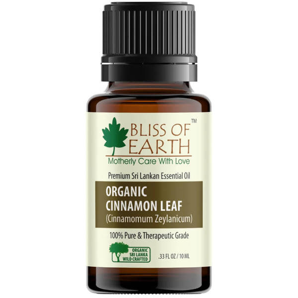 Bliss of Earth Organic Cinnamon Leaf Premium Sri Lankan Essential Oil | Grocsy