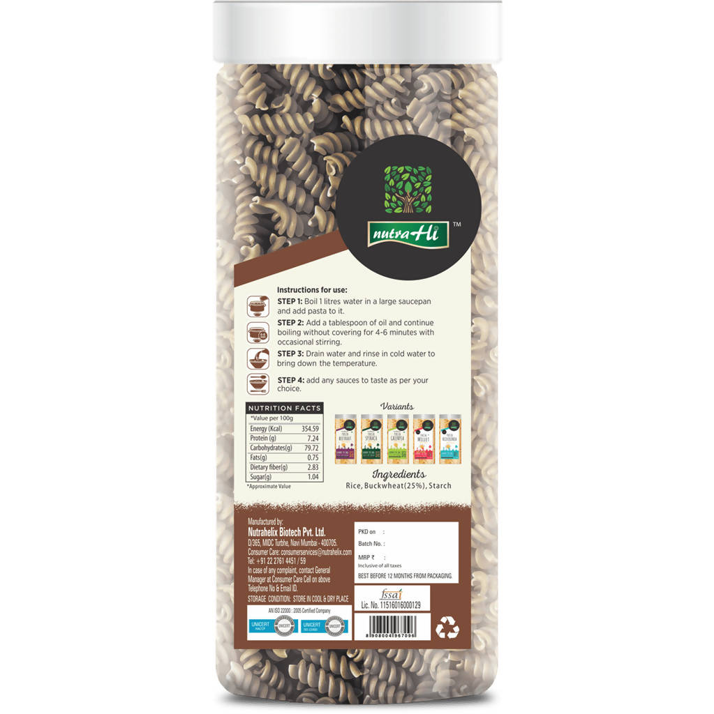 NutraHi Gluten-Free Pasta Buckwheat | Grocsy