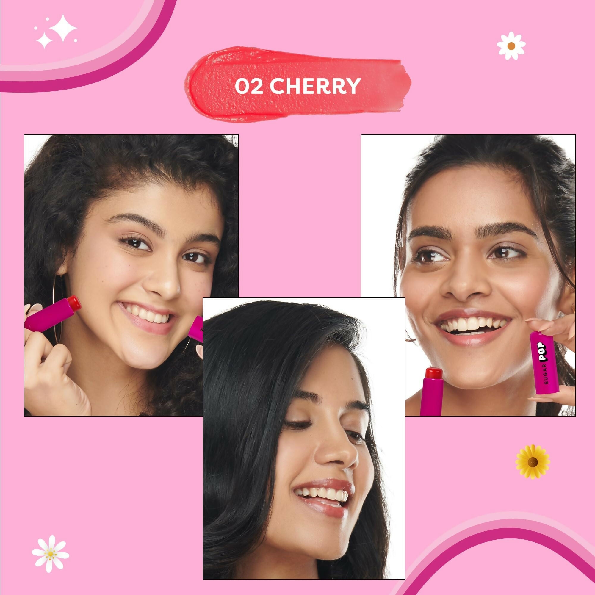 SUGAR POP Nourishing Lip Balm - 02 Cherry | Grocsy