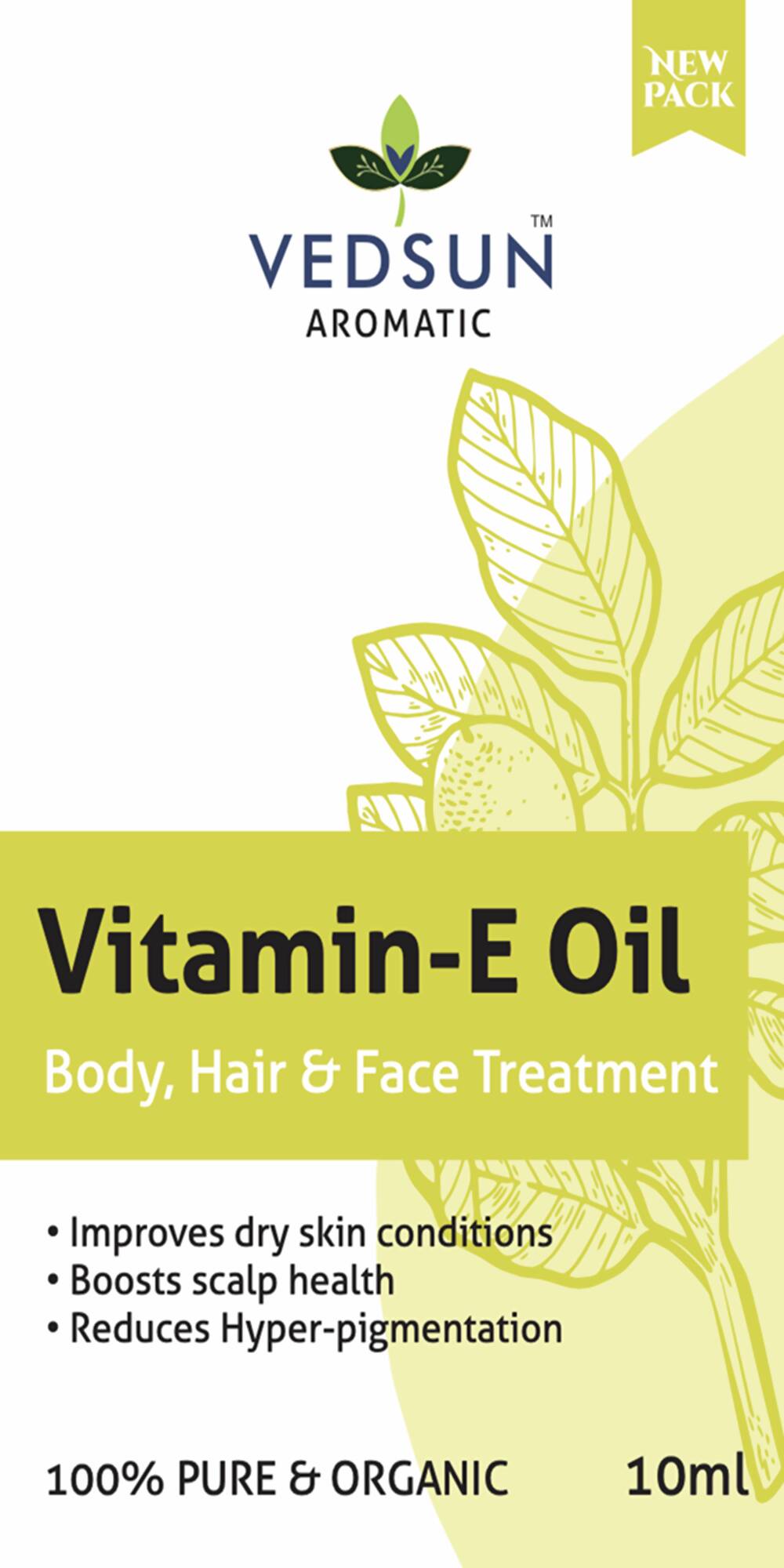 Vedsun Naturals Vitamin E Oil Pure & Organic for Skin | Grocsy