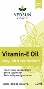 Vedsun Naturals Vitamin E Oil Pure & Organic for Skin | Grocsy