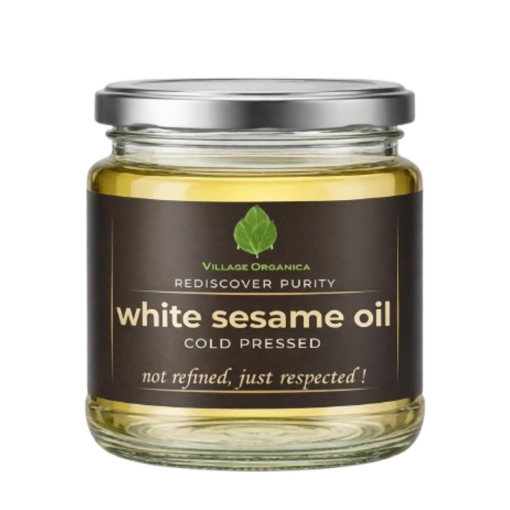 Village-Organica White Sesame Oil | Grocsy