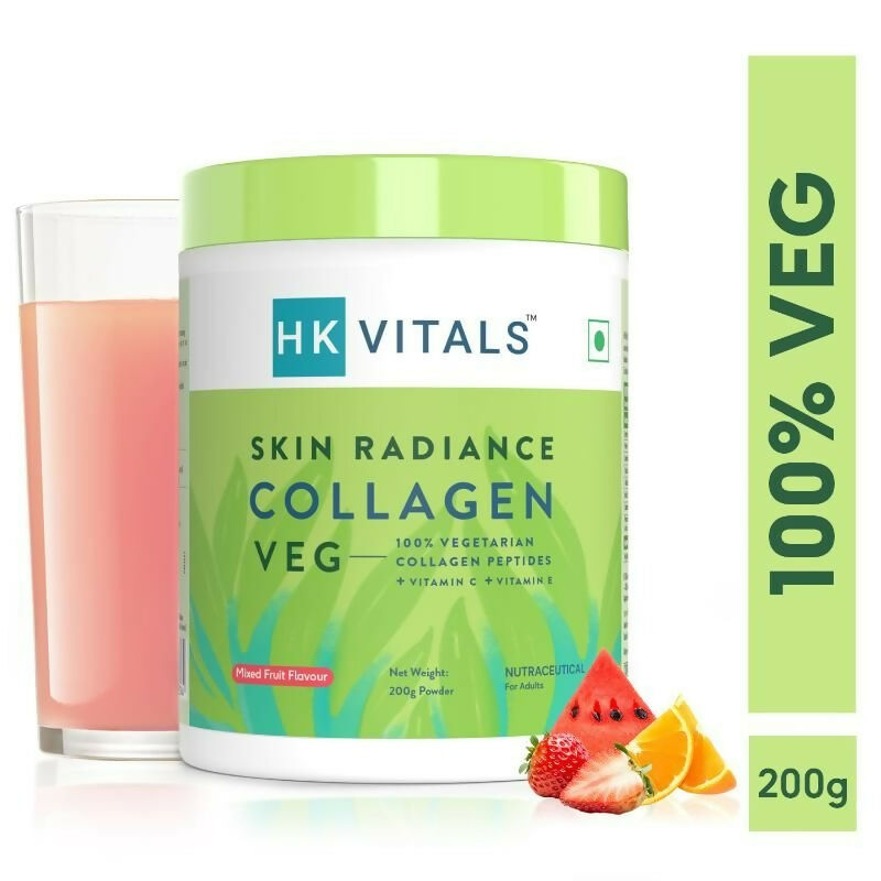 HK Vitals Skin Radiance Collagen Powder Veg - (Mixed Fruit) | Grocsy