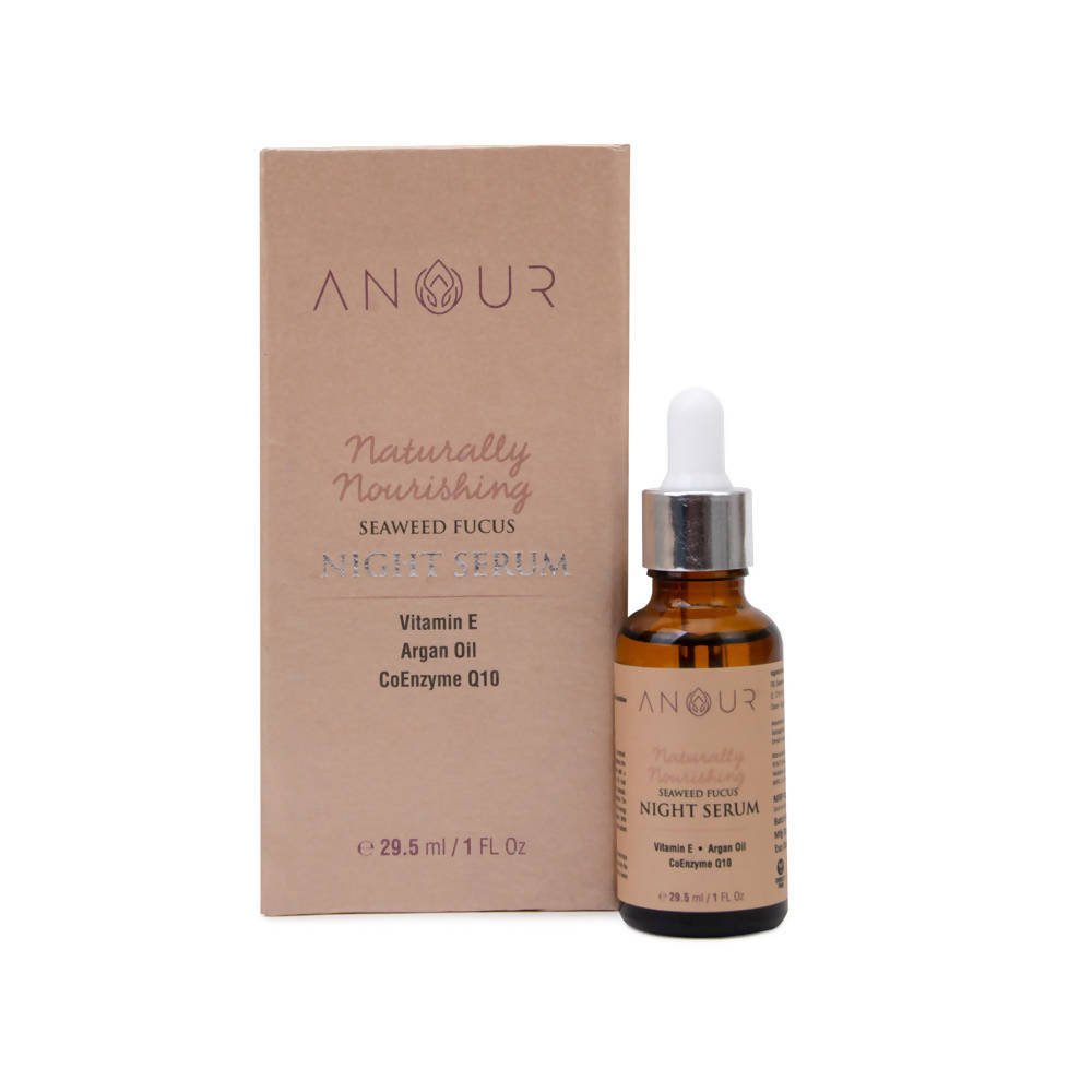 Anour Naturally Nourishing Seaweed Fucus Night Serum | Grocsy