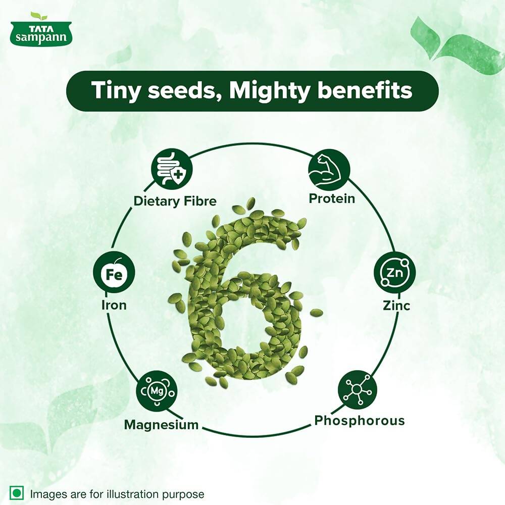 Tata Sampann Premium Pumpkin Seeds | Grocsy