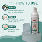 Babyorgano Non Alcoholic Foam Based Waterless Hand Wash for Kids | Grocsy