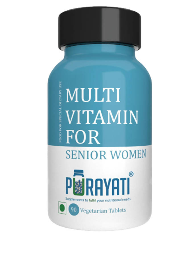 Purayati Multivitamin Tablets for Senior Women | Grocsy