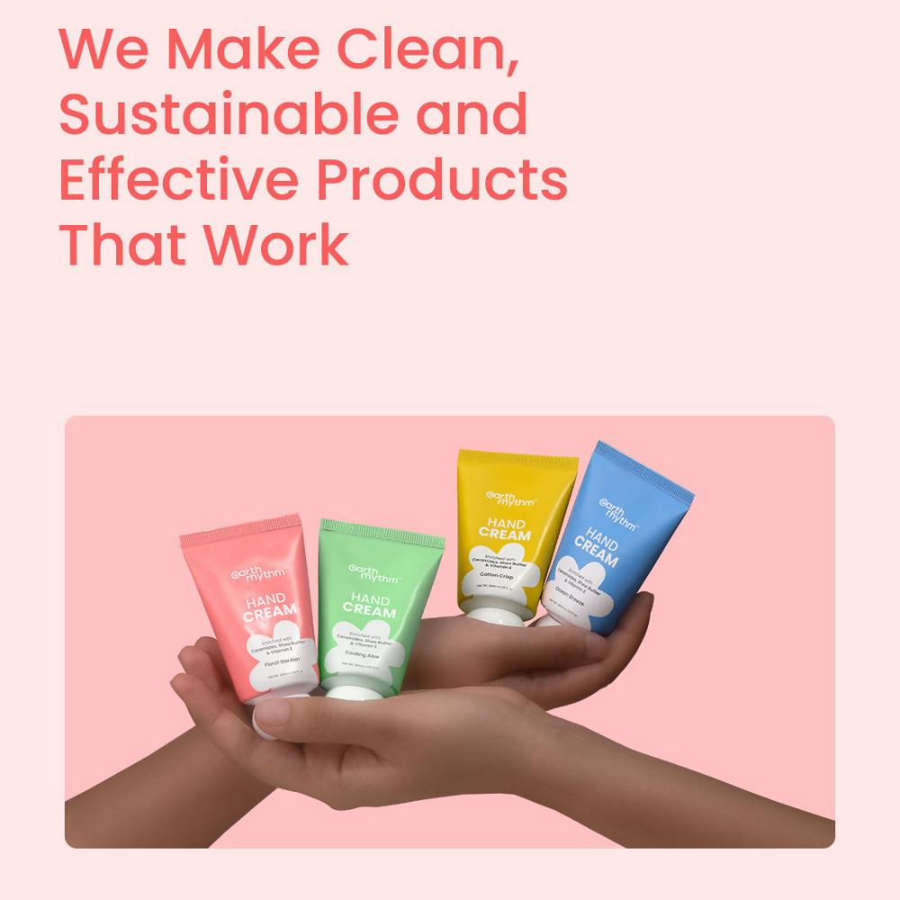 Earth Rhythm Ocean Breeze Hand Cream Enriched with Ceramide | Grocsy