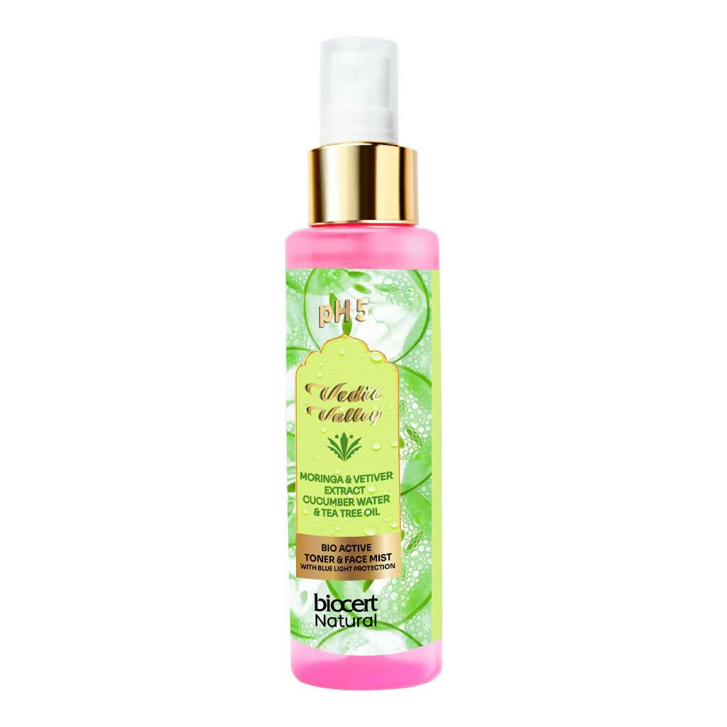 Vedic Valley Face Mist & Toner With Blue Light Filters Moringa & Vetiver | Grocsy