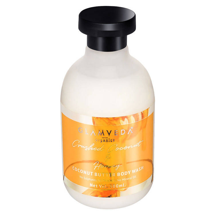 Glamveda Crushed Coconut & Honey Body Wash | Grocsy