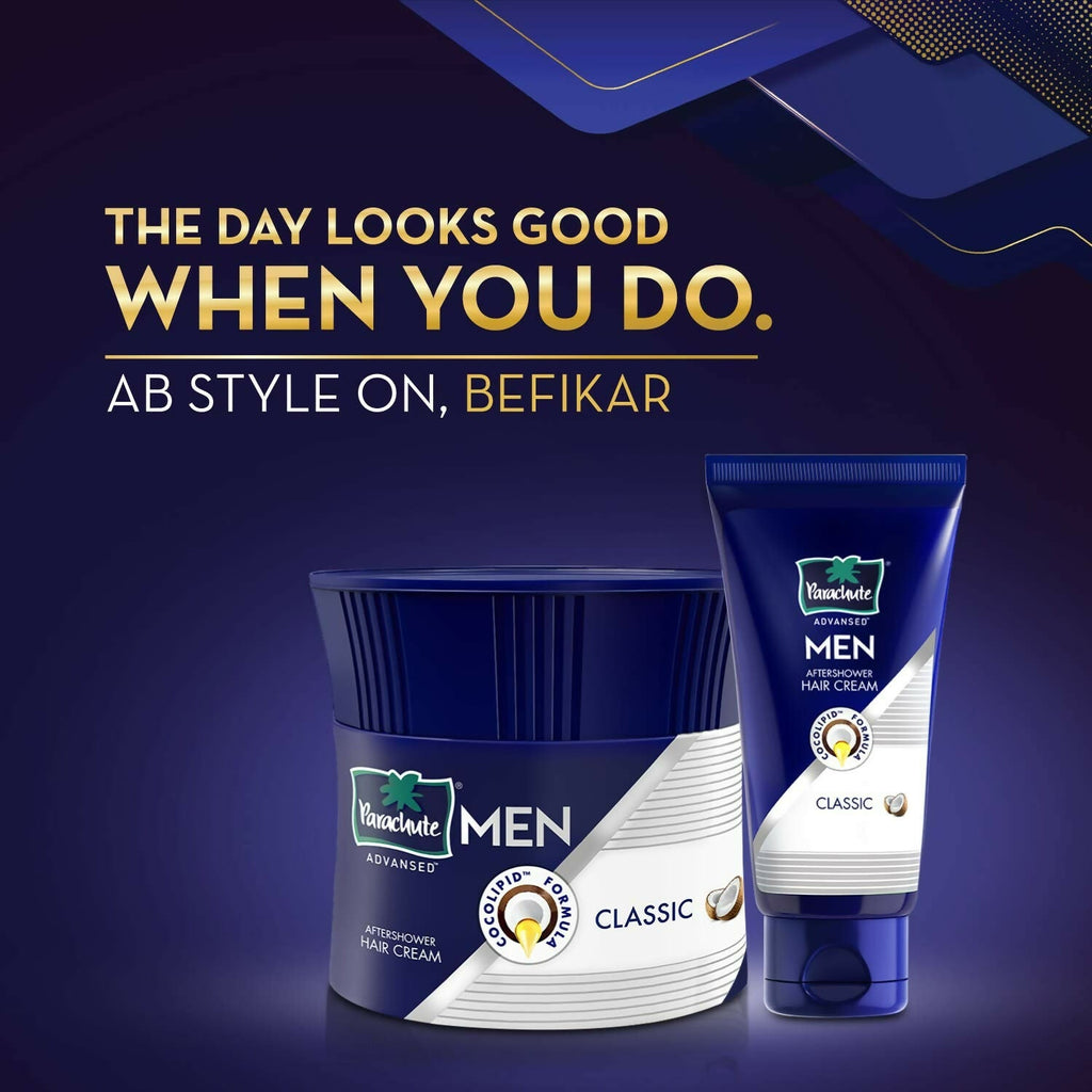 Parachute Hair Cream After Shower For Men - Classic | Grocsy