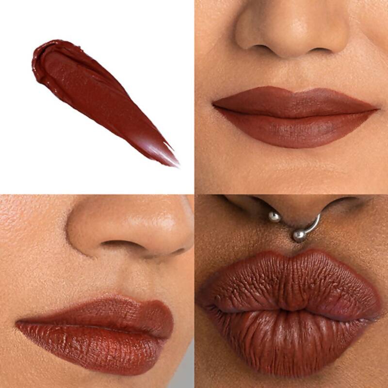 LoveChild By Masaba Gupta Mamma Mia Lush-Matte Lip Creme - Kapi Martini | Grocsy