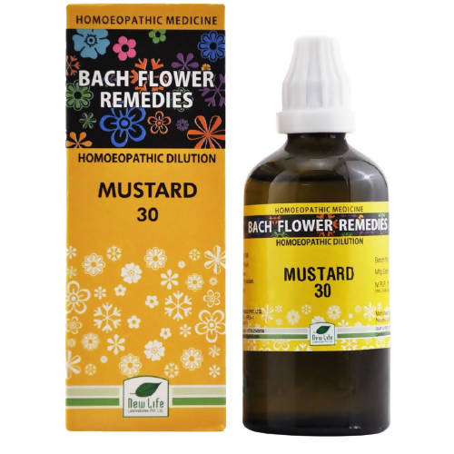 New Life Homeopathy Bach Flower Remedies Mustard Dilution | Grocsy