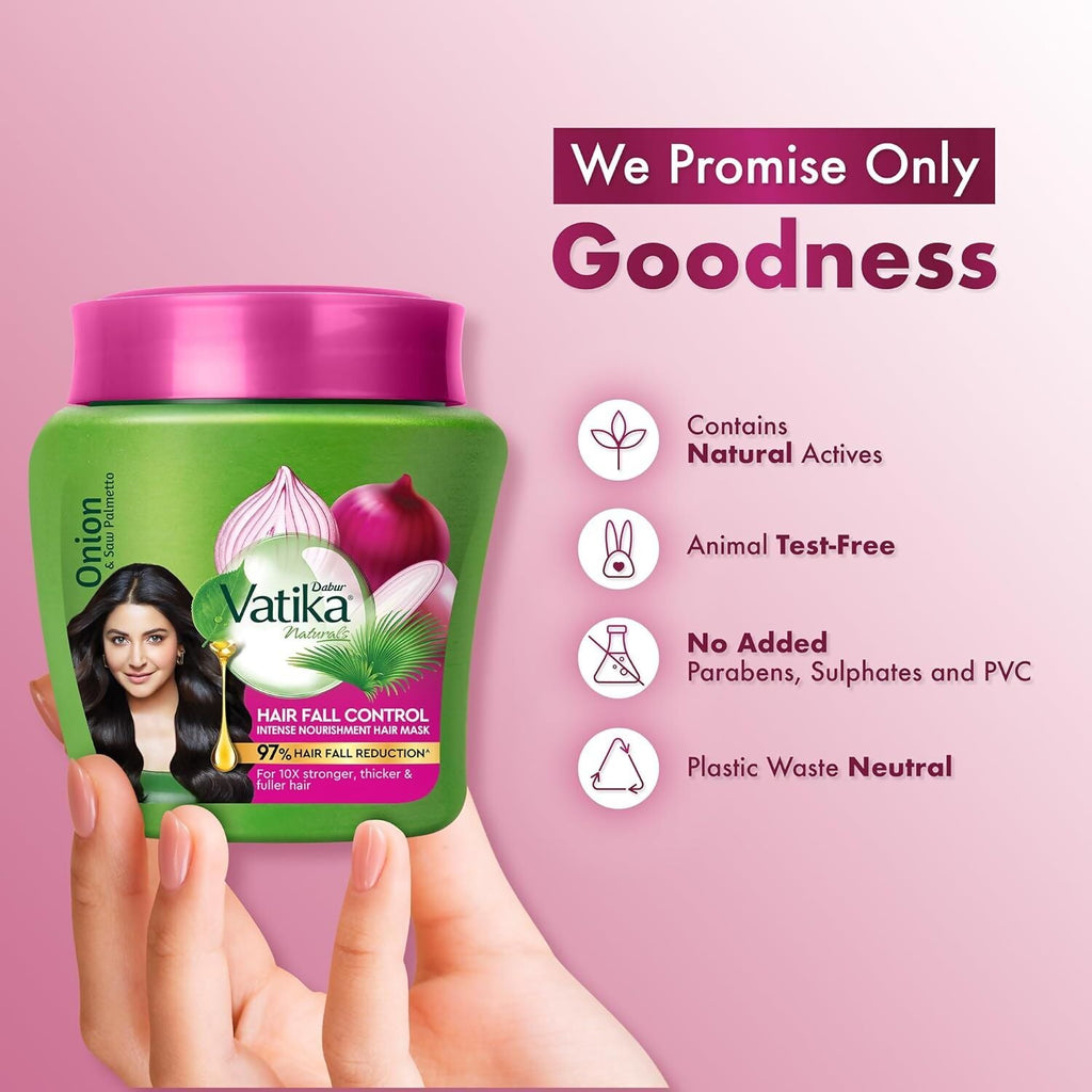 Dabur Vatika Naturals Hair Fall Control Hair Mask | Grocsy