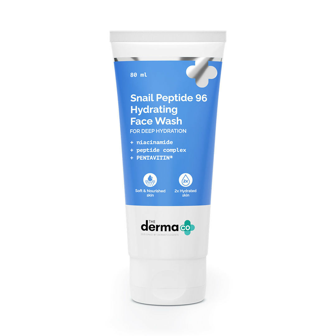 The Derma Co Snail Peptide 96 Hydrating Face Wash | Grocsy