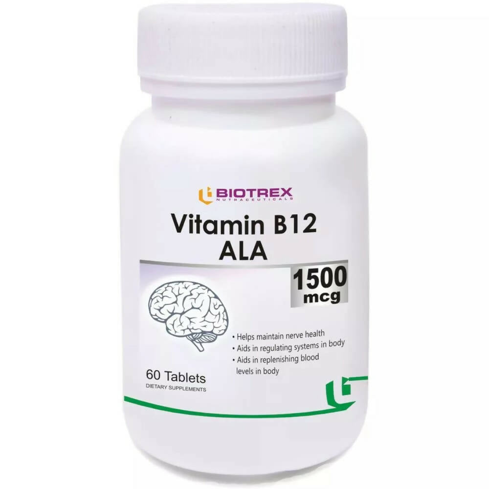 Biotrex Vitamin B12 Ala 1500mg Tablets | Grocsy