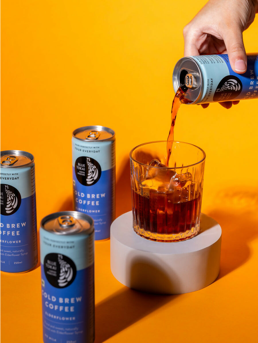 Blue Tokai Cold Brew Coffee Elderflower Can | Grocsy