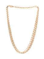 Layered Pearl Neckpiece (Gold) - Ruby Raang | Grocsy