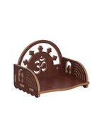 eCraftIndia Brown MDF Wooden Pooja Temple | Grocsy