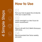 TAC - The Ayurveda Co. Methi Natural Hair Shampoo | Grocsy