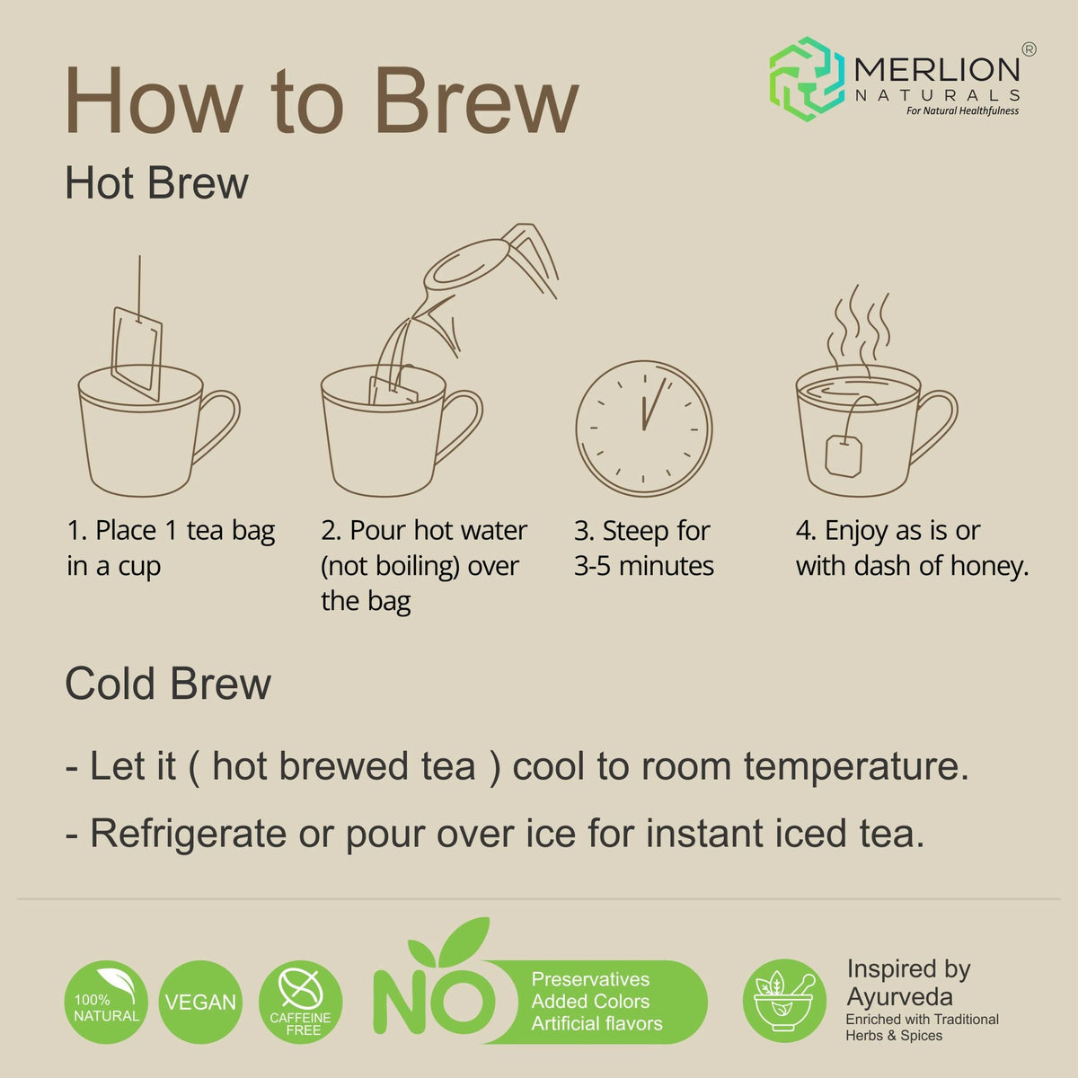 Merlion Naturals Ginger Tea Bags | Grocsy