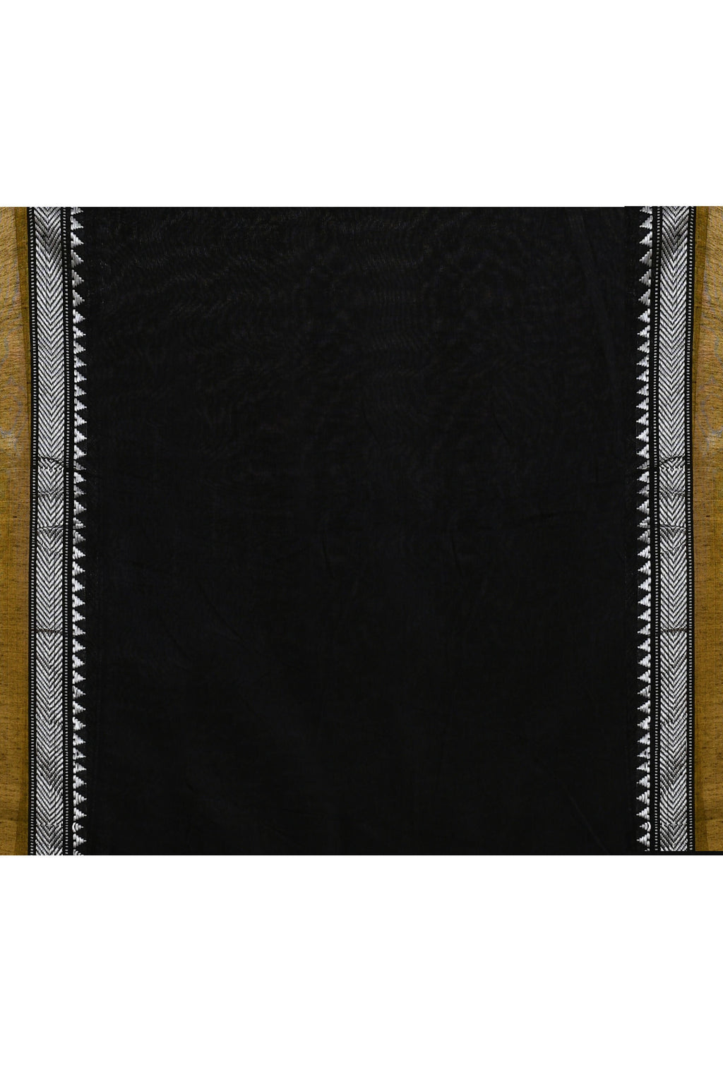 Piyari Fashion Women's Black Embellished Cotton Blend Jamdani Saree | Grocsy