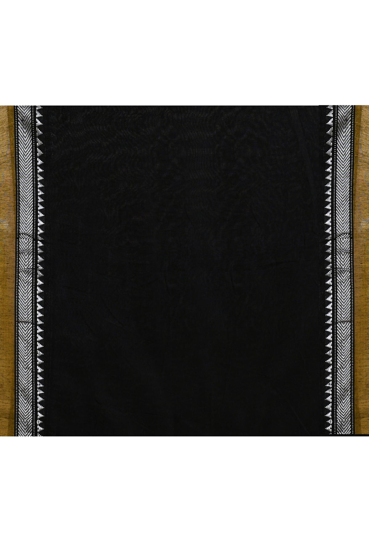 Piyari Fashion Women's Black Embellished Cotton Blend Jamdani Saree | Grocsy
