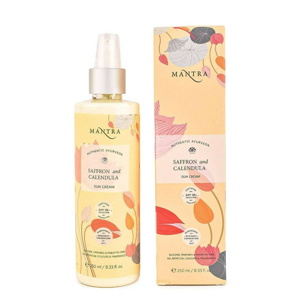 Mantra Herbal Saffron and Calendula Sun Cream | Grocsy