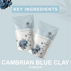 Wild Organic Cambrian Blue Healing Clay Powder | Grocsy