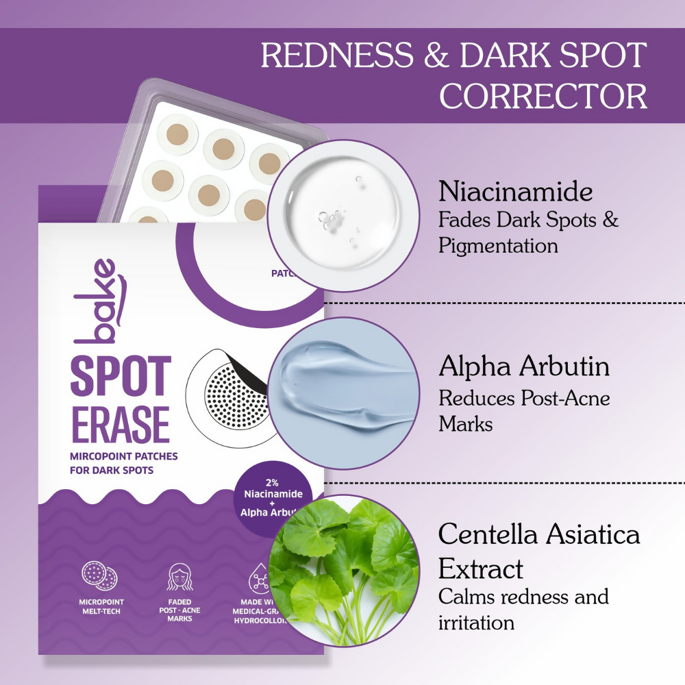 Bake Spot Erase Micropoint Hydrocolloid Patches for Dark Spots | Grocsy