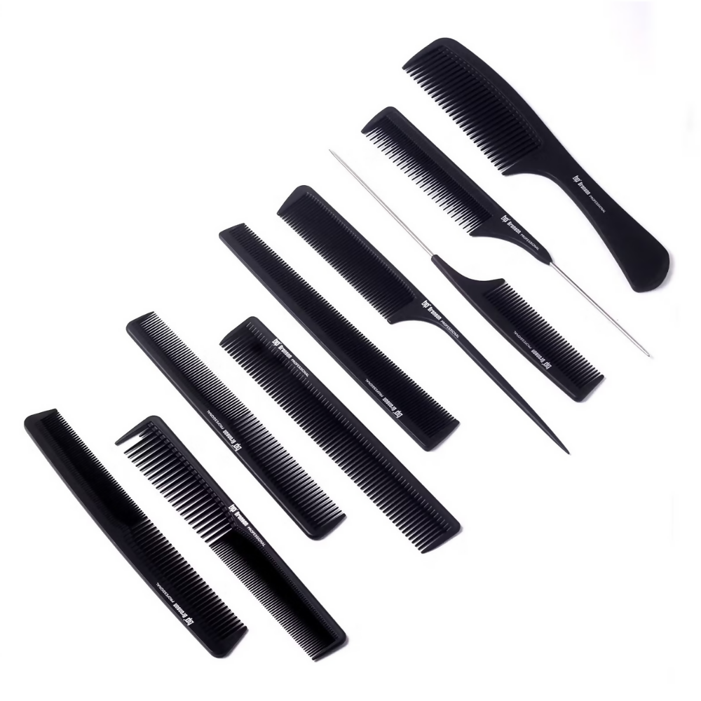 Bronson Professional 9 Pcs Hair Combs Set | Grocsy