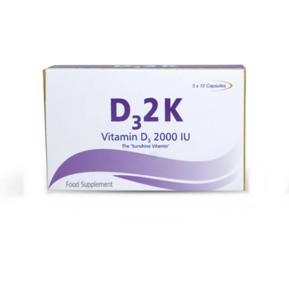 Nutra Grace D3 2k Vitamin D3 2000 I.U Capsules | Grocsy