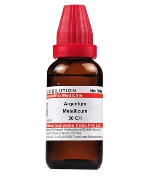 Dr. Willmar Schwabe India Argentum Metallicum Dilution | Grocsy