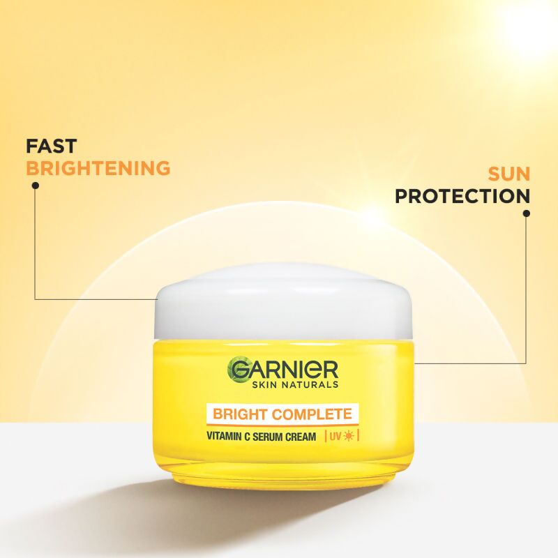 Garnier Skin Naturals Bright Complete Vitamin C Serum Cream | Grocsy
